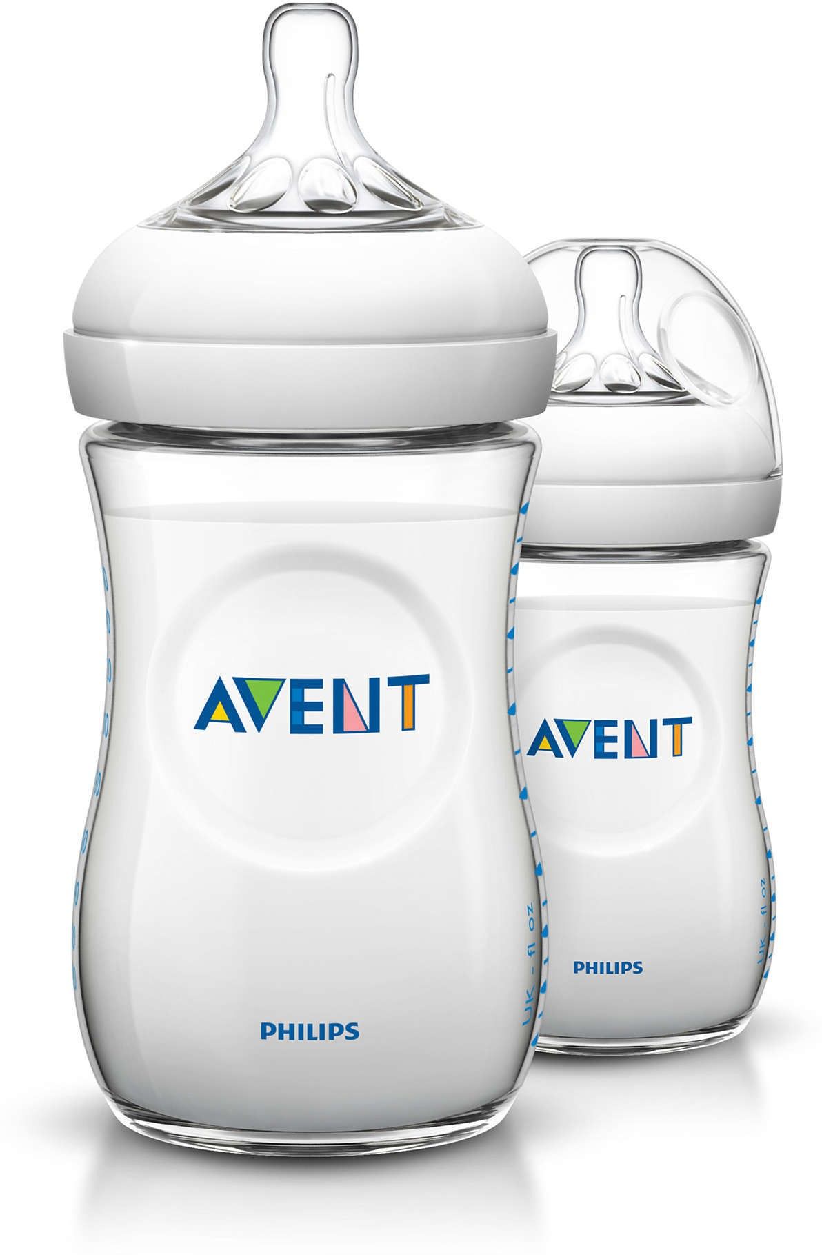 Avent Feeding Bottle Twin Pack - 330 ml (White) - 330 ml-image-2