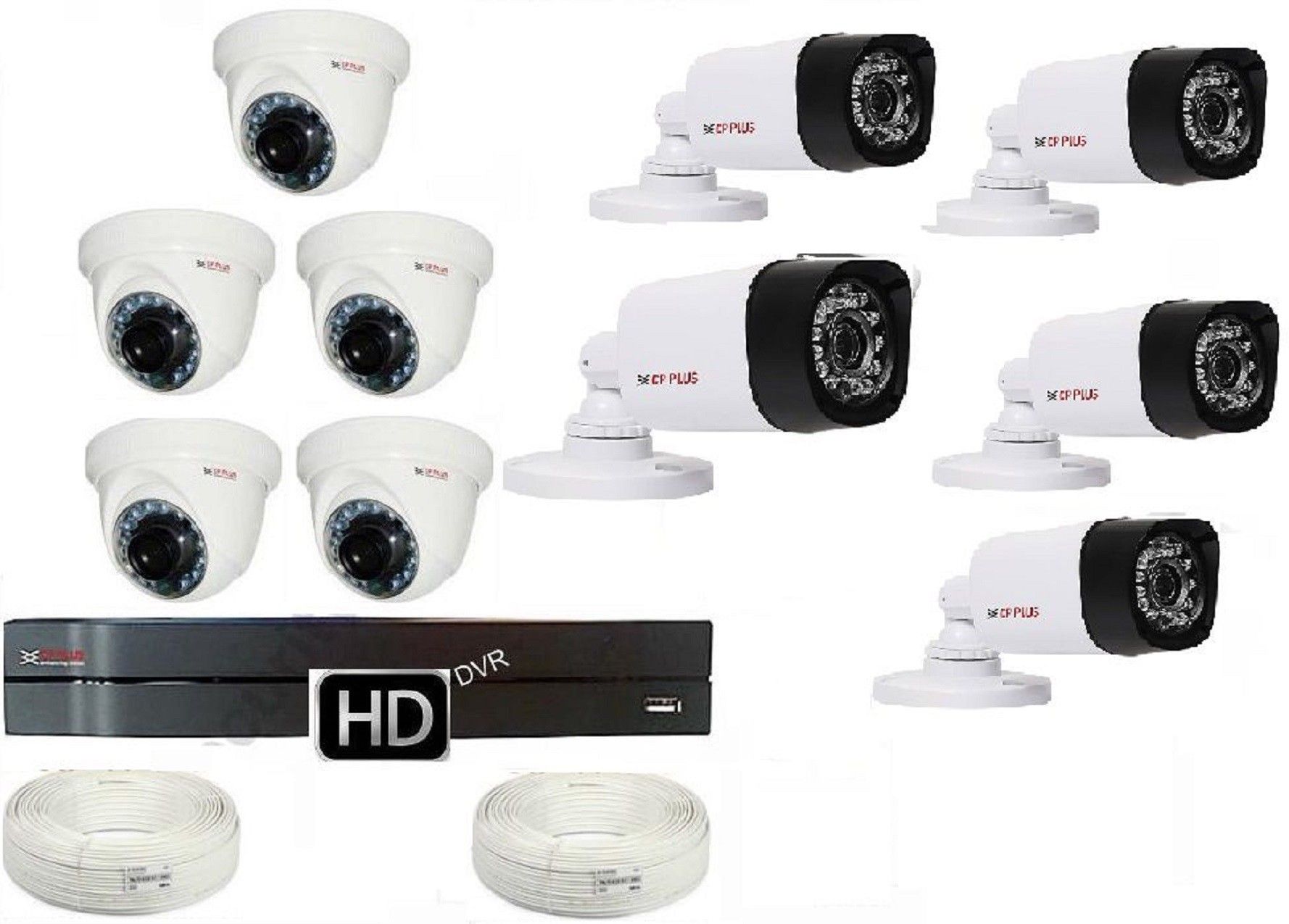 CP PLUS 16 ch dvr+ 5+5 dome and bullet + 2.4mb Security Camera-picture-26