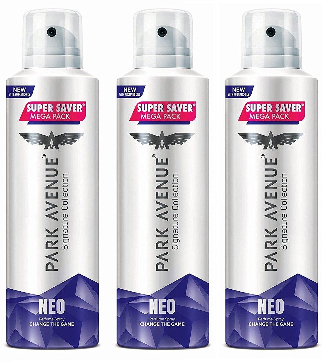 Mega Neo (Pack of 3) 220 ml each Perfume Body Spray - For Men-image-49