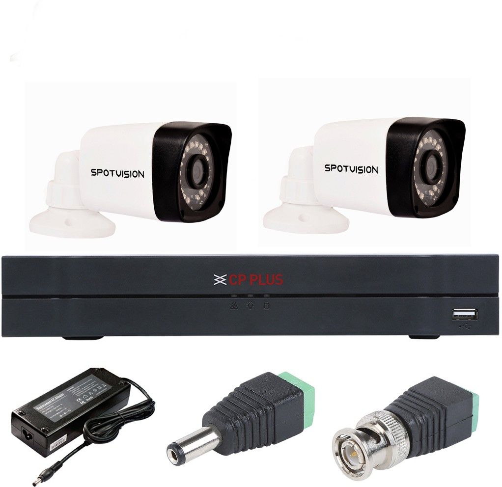 CP PLUS 4 Channal HD DVR 1080p 1Pcs,Bullet Camera 2.4MP HD Night Vision 2Pcs With 3 Year Warranty Security Camera-picture-18
