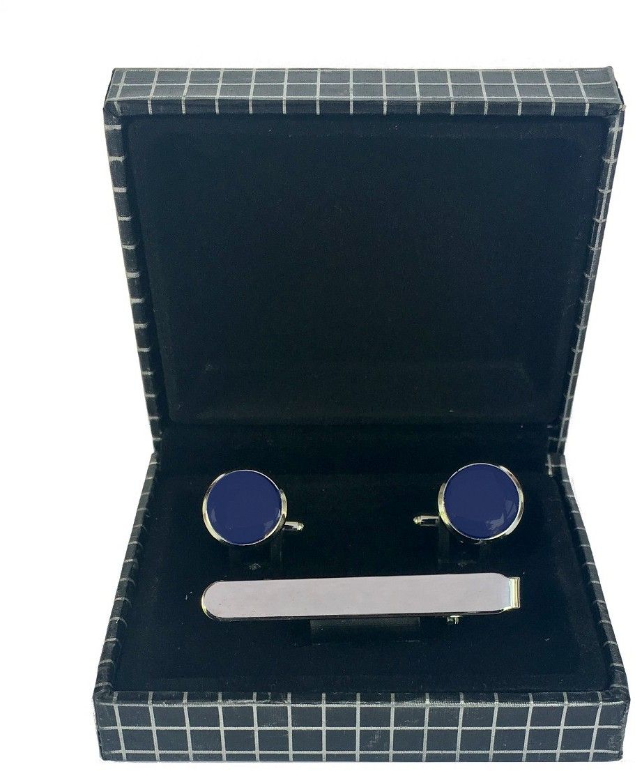 Bsquare Brass Cufflink & Tie Pin Set-image-43