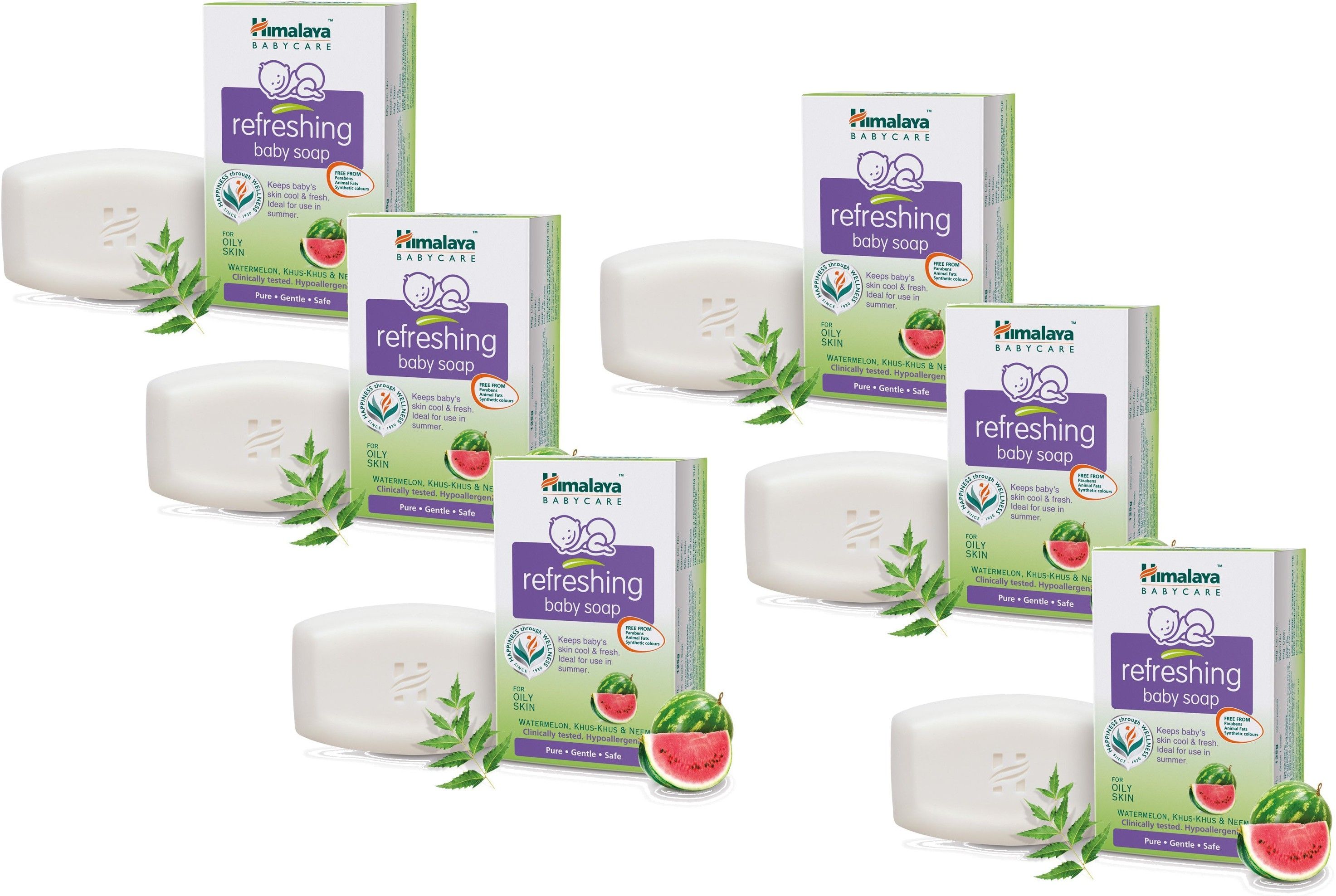 Refreshing Baby Soap 125gms (Pack of 6)-image-17