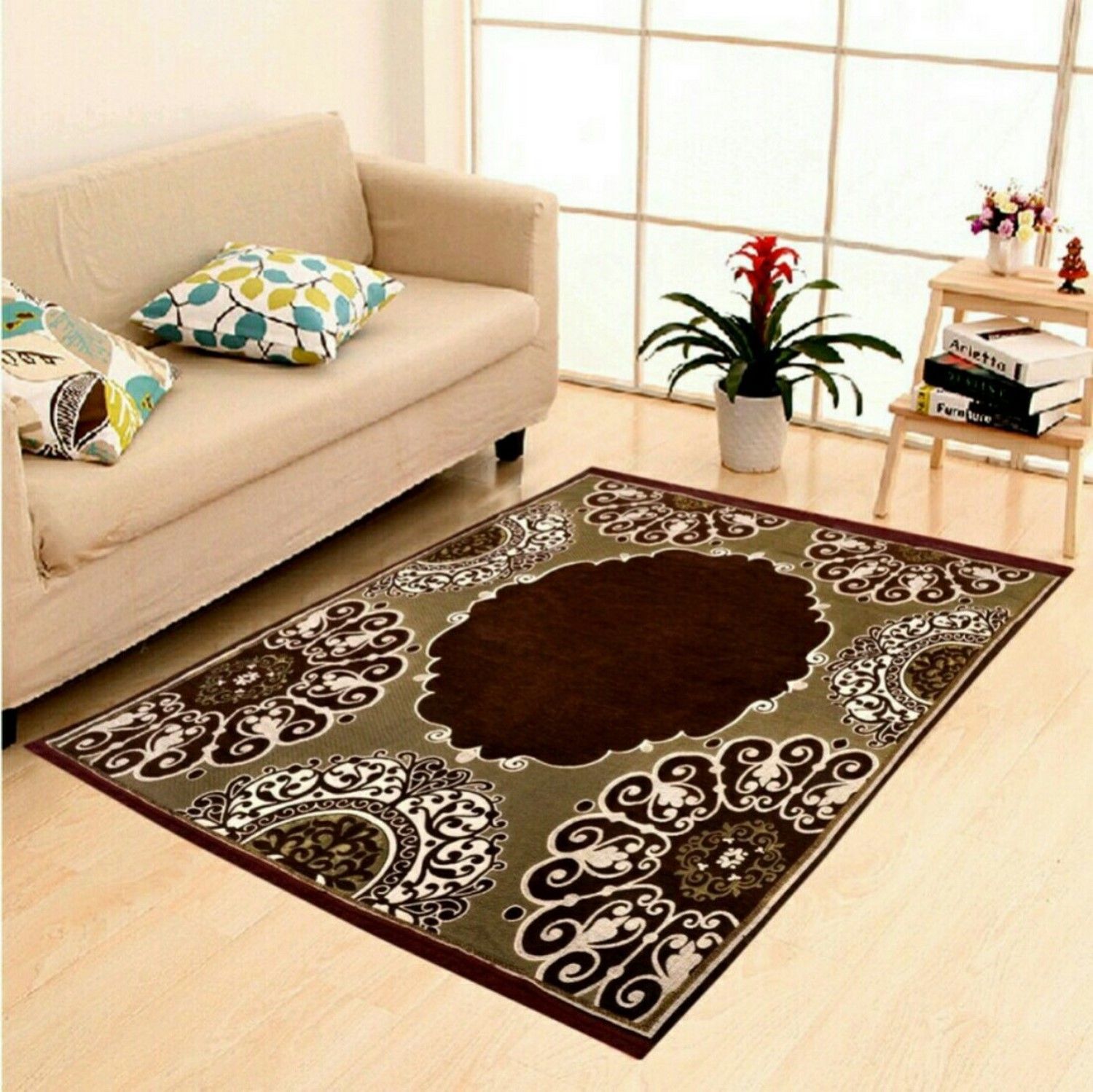 krishna 4 ft X 6 ft Cotton Carpet-picture-1