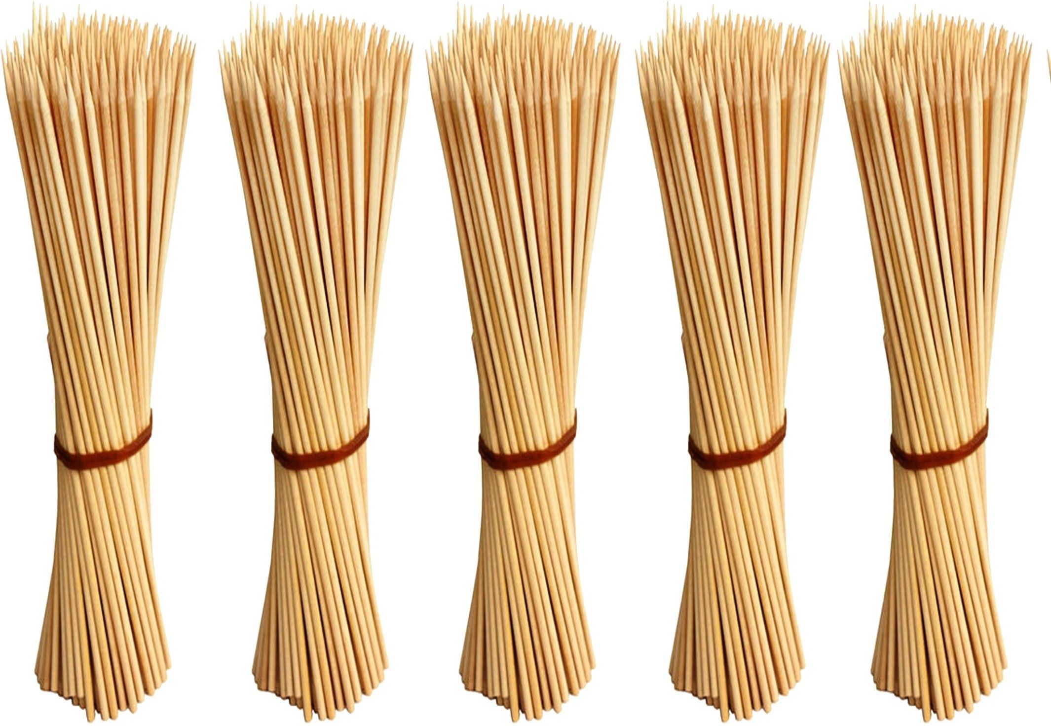 jamboree kebab stick, roast stick, Bamboo Skewers Chocolate Fountain Wooden Fruits BARBECUE Kebab Stick Party Buffet Food Disposable Wooden Roast Fork Set (Pack of 500) Disposable Bamboo Roast Fork-picture-27