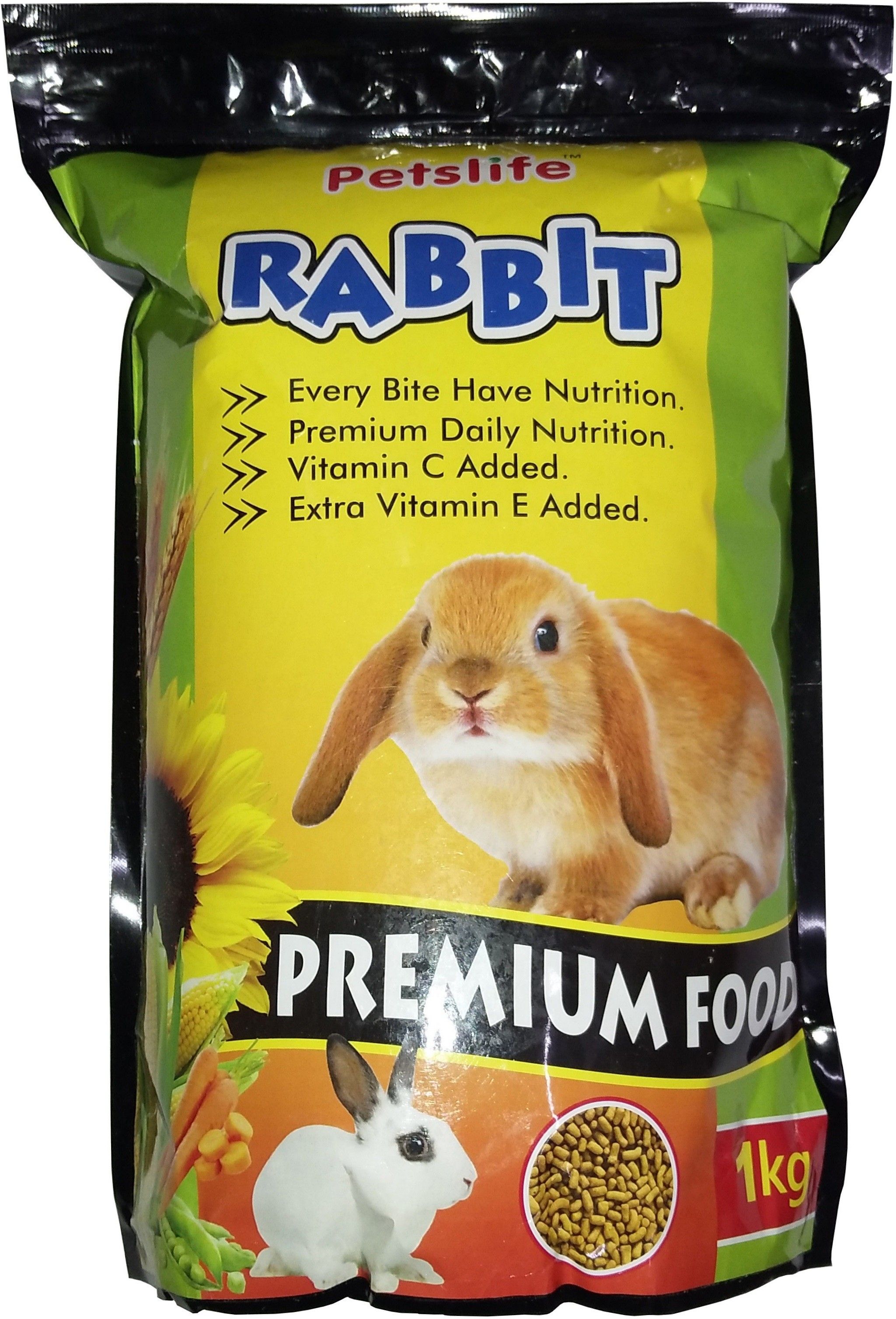 petslife Rabbit Food 1kg Premium Quality & Healthy Food For All Kinds of Rabbit Every Bite Have Nutrition 1 kg Dry Young, Adult Rabbit Food-picture-8