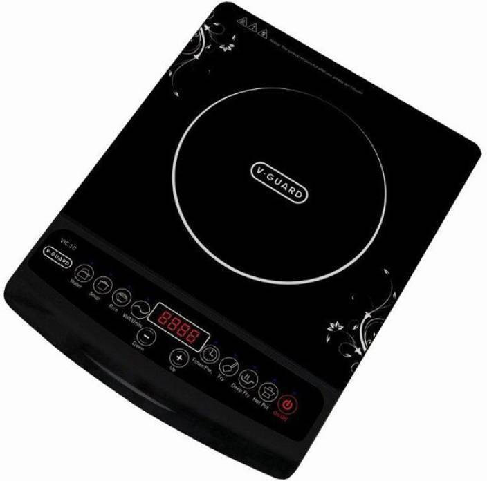 v-guard 2000 W Induction Cooktop Push Button image 1