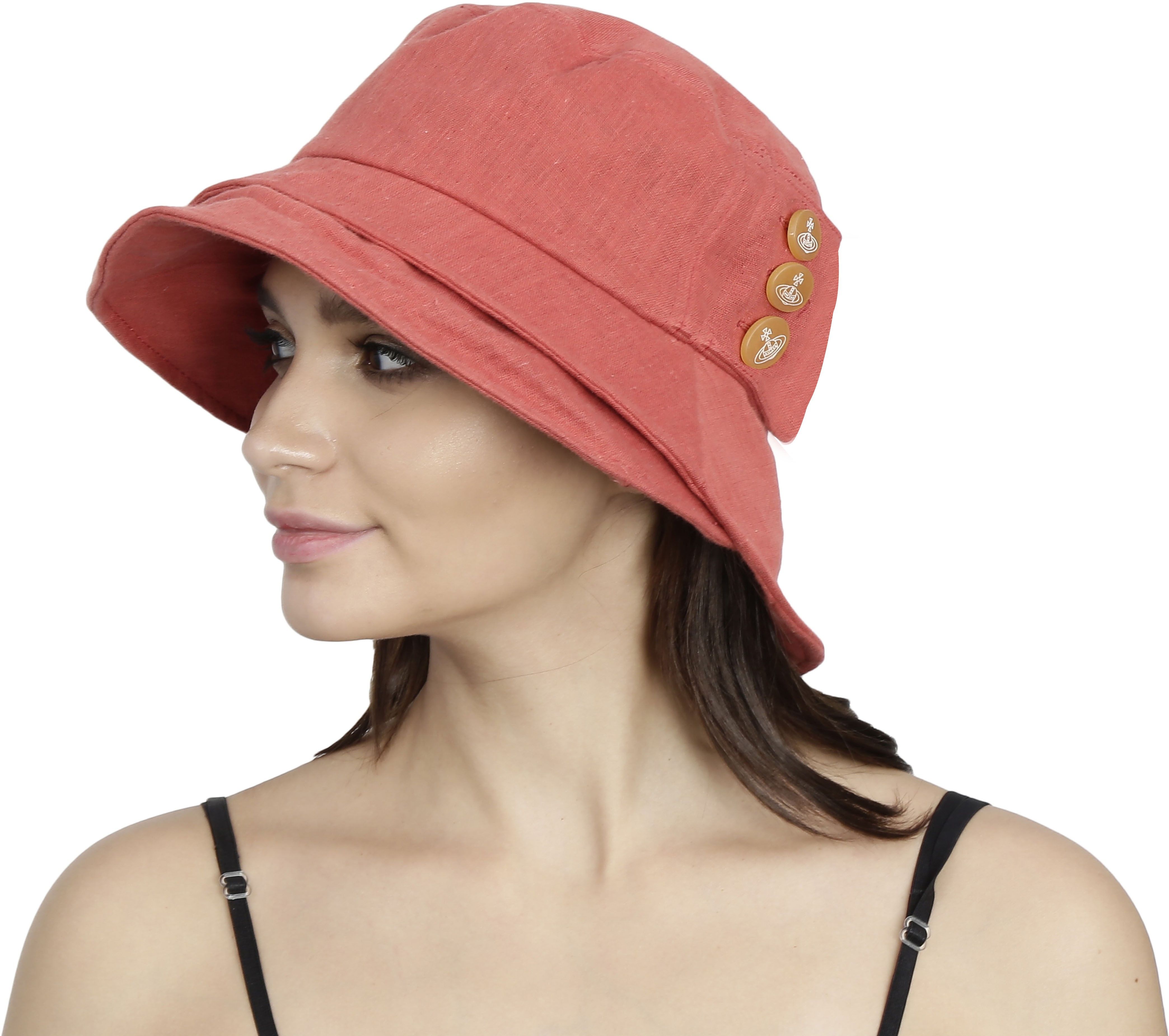 FabSeasons Foldable Cotton Fashion Beach Cloche / Caps / Hats for Girls & Women-picture-23