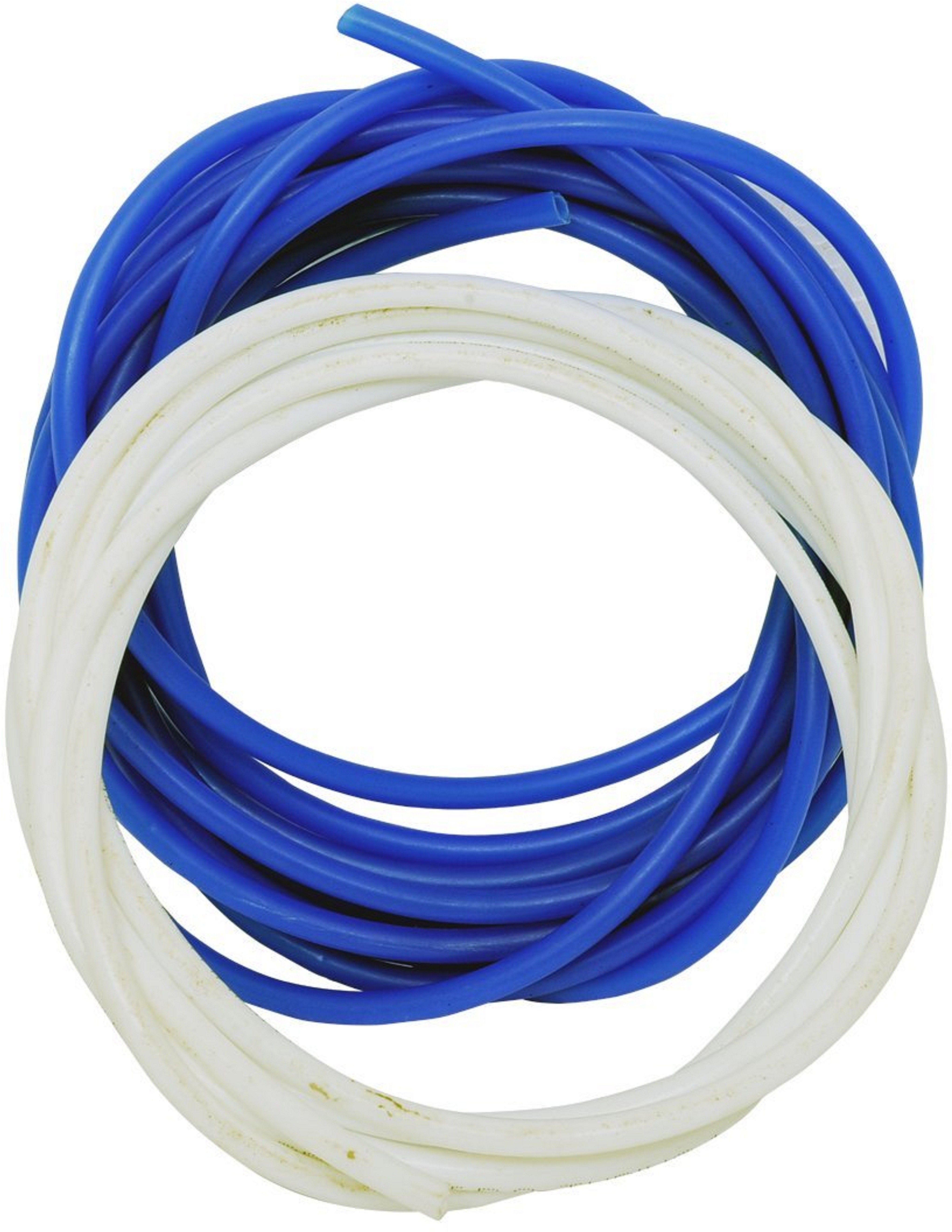 ro reverse osmosis water filter food grade 5 meters length blue color and 5 meters length white tube/pipe 1/4" size ro water purifier hose pipe