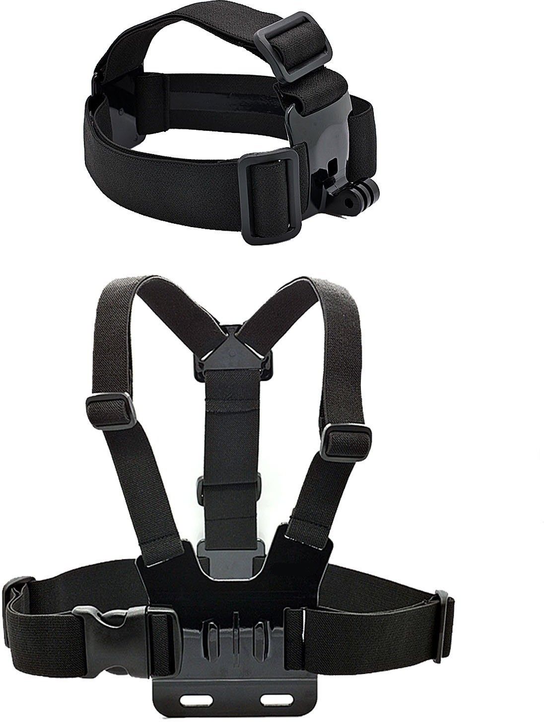 Yantralay 2 in 1 Head Strap Mount & Chest Mount for GoPro,SJCAM, Yi, & Other Action Cameras Strap-image-7
