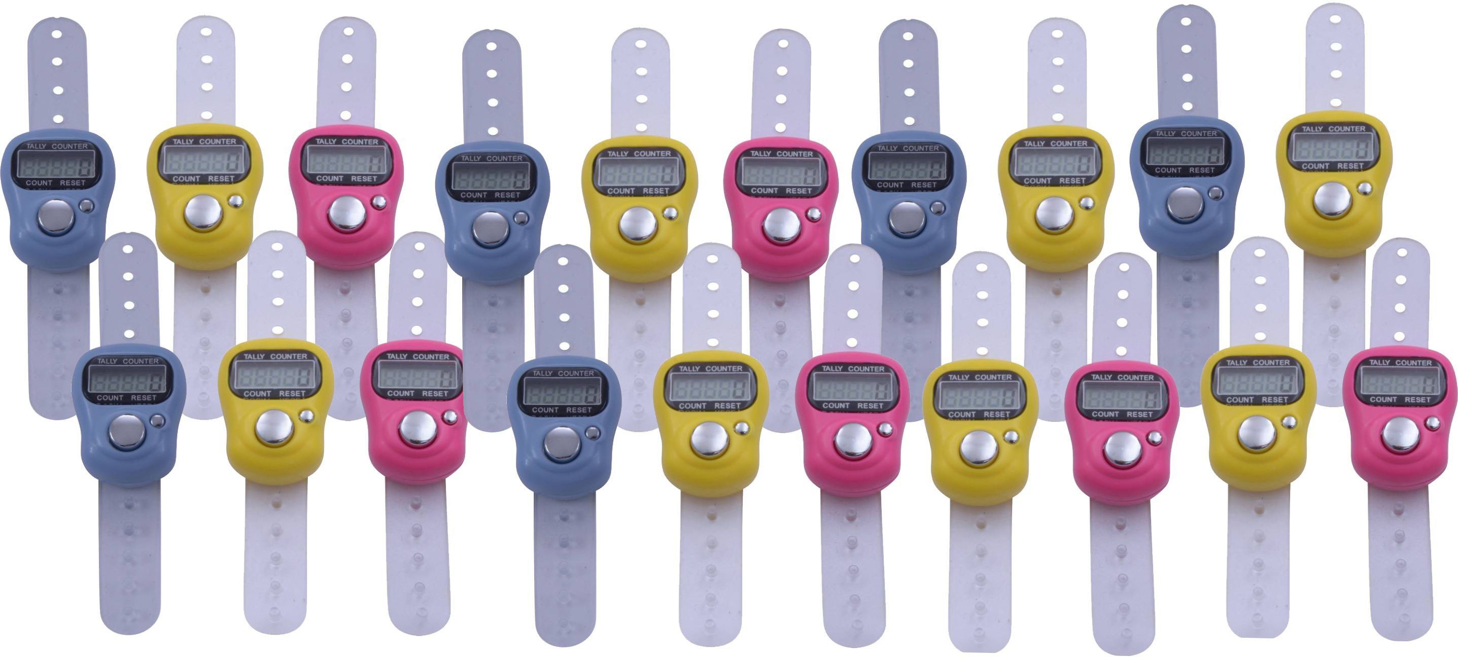 Small Size Multicolor Electronic Finger Counter (Pack Of 20 Pc) Digital Tally Counter-image-17