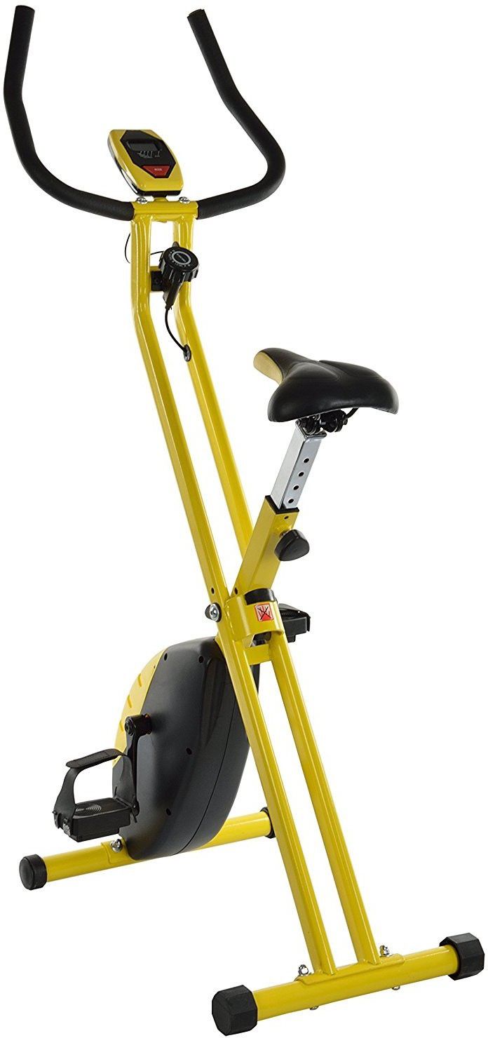 Foldable Exercise Bike 1.5KG Cast Iron Flywheel 220 lbs Capacity Folding Bike Exercise Bike-image-48