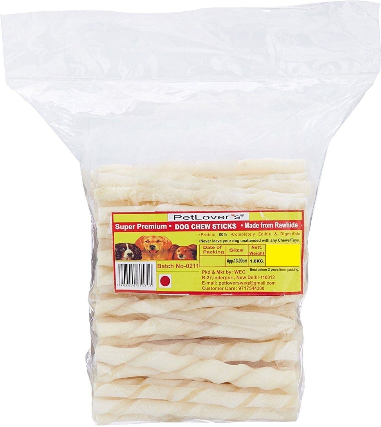 White Chew Stick 13cm Chicken Dog Treat-image-28