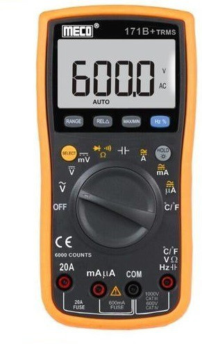 meco 171B+TRMS Auto/Manual Ranging with Calibration Certificate Digital Multimeter image 1