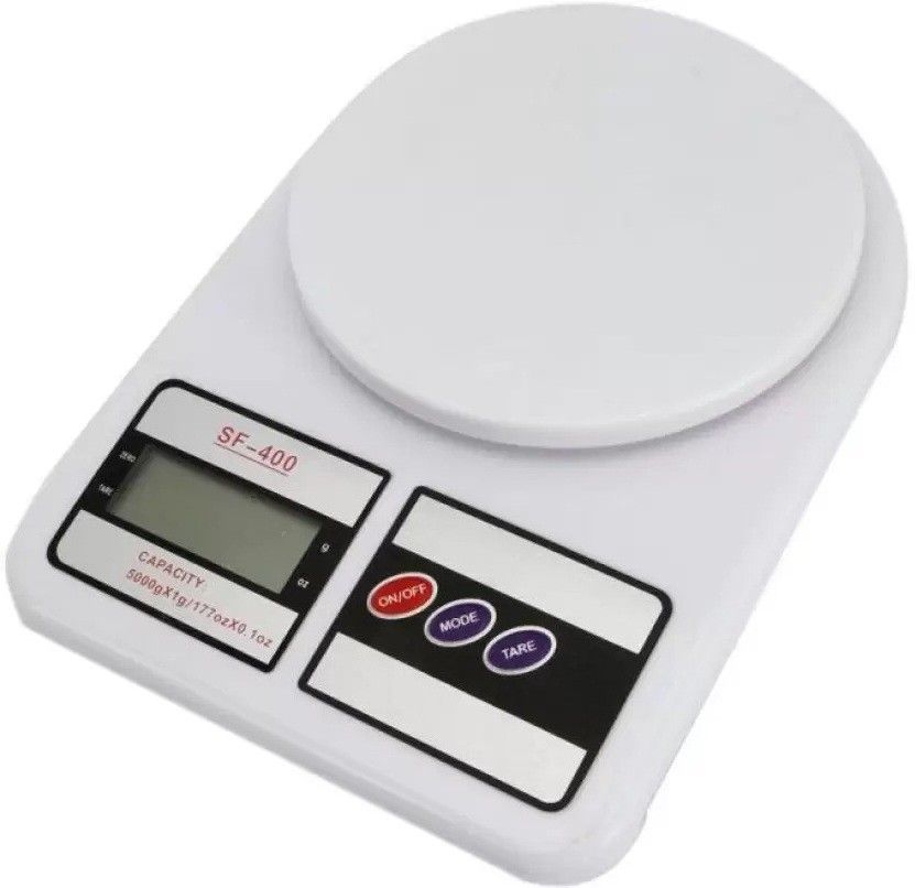 Grizzly High Quality Weighing Machine For Kitchen With LED Light, Digital Electronic Weight Scale 5 Kg Weighing Scale