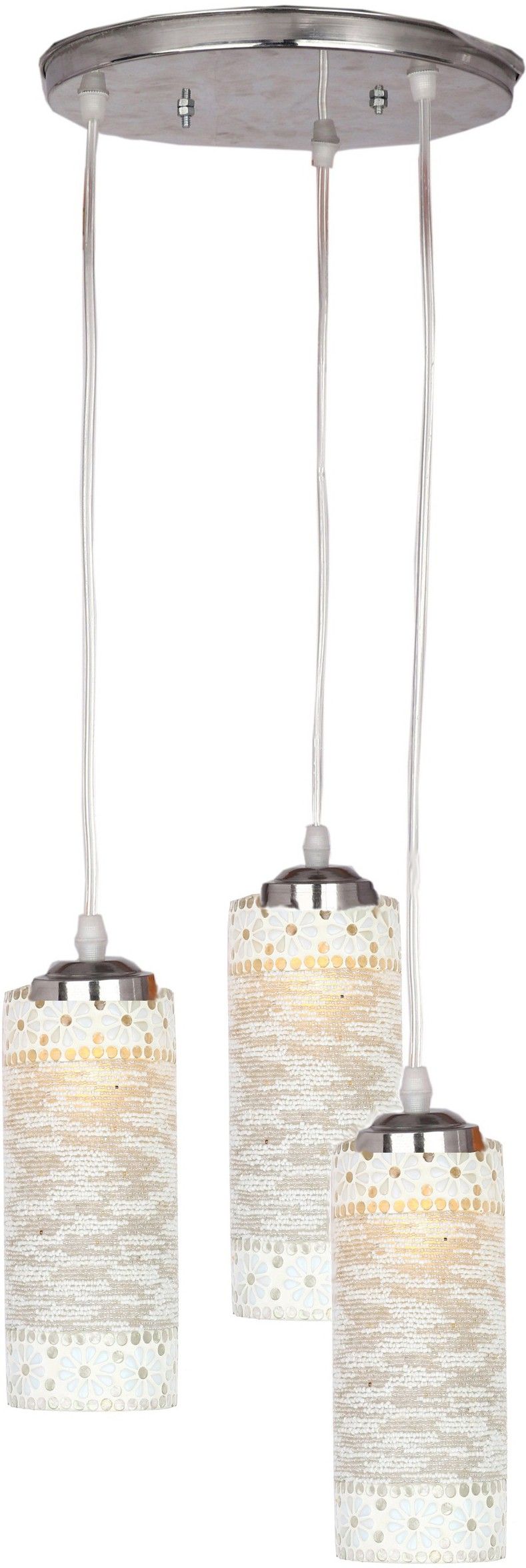 afast Designer Pendant Hanging Ceiling Lamp With Three Hanging Decorative Glass And All Fitting And Fixture (Bulbe Not Include) No xc17 Pendant Lamp Ceiling Lamp-picture-34