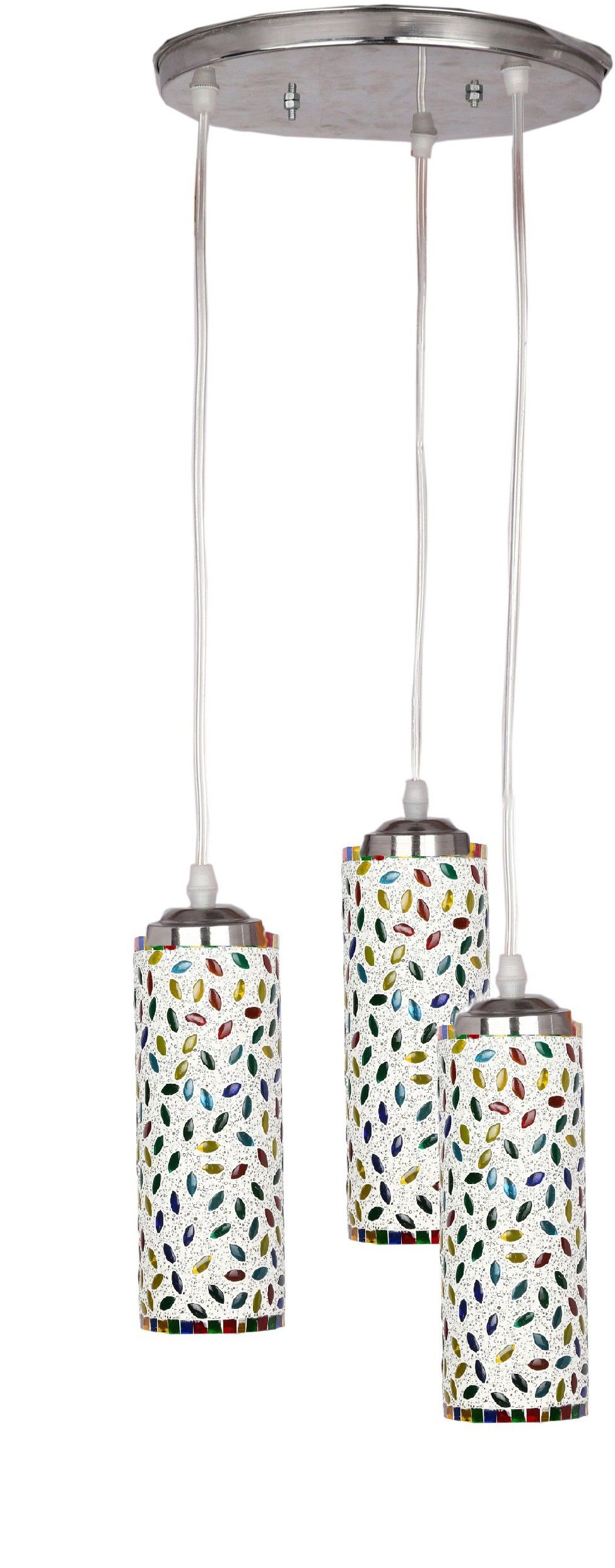 afast Designer Pendant Hanging Ceiling Lamp With Three Hanging Decorative Glass And All Fitting And Fixture (Bulbe Not Include) No xc21 Pendant Lamp Ceiling Lamp-picture-35