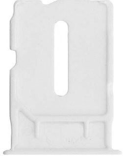 SAMTEK Original Sim tray Holder For ( OnePlus+ One - WHITE) Sim Adapter image 1