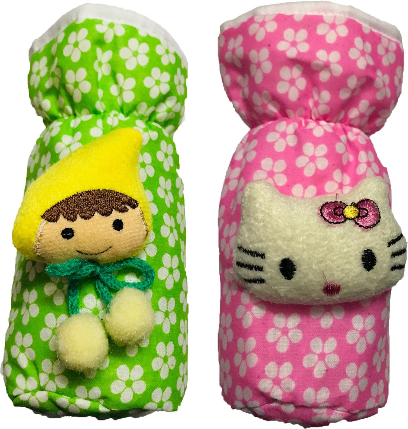 High Quality Daily use attractive Teddy Cotton Bottle Cover (Multicolor)