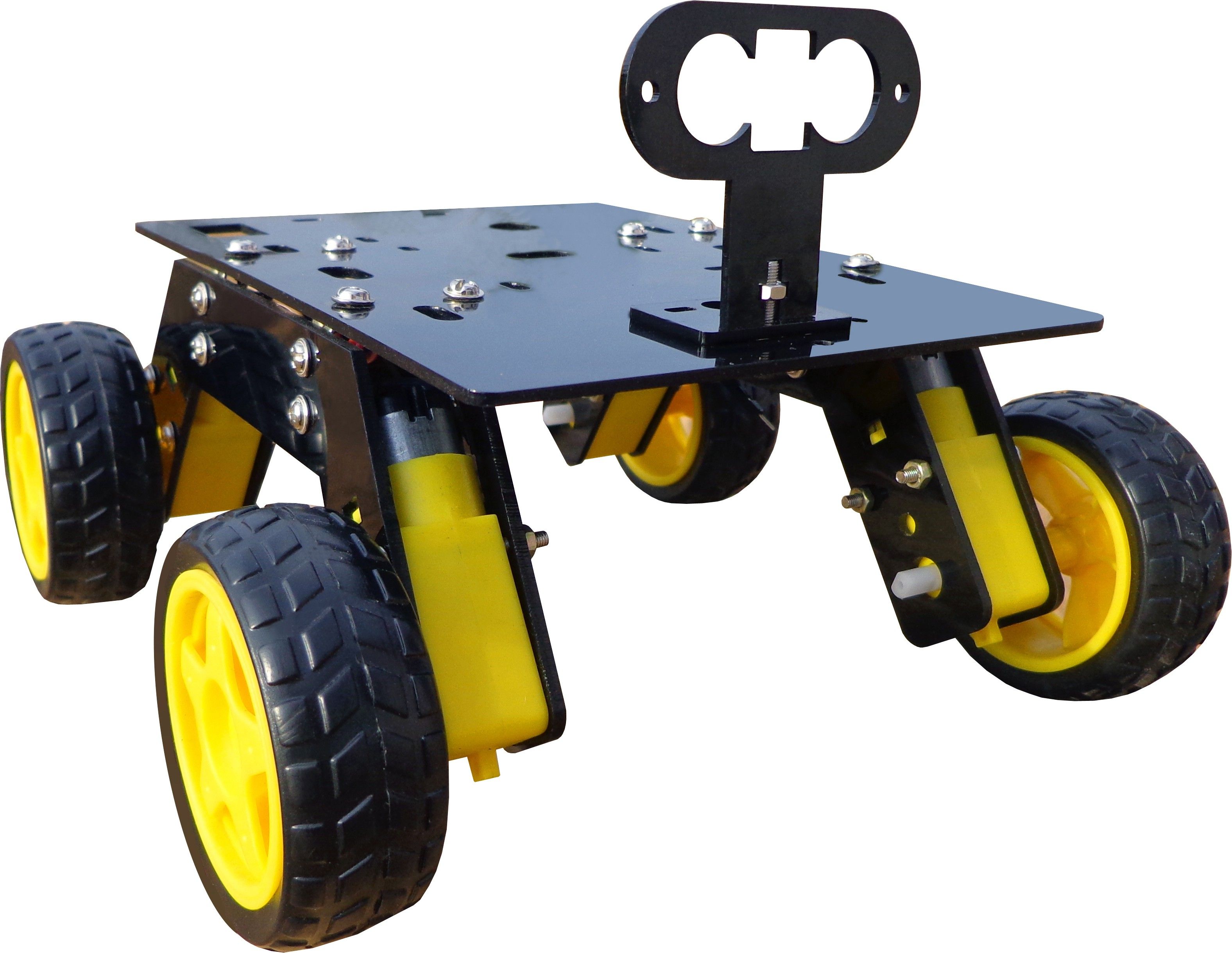 4 Wheel Drive Curious Chassis for DIY Robotics-image-4
