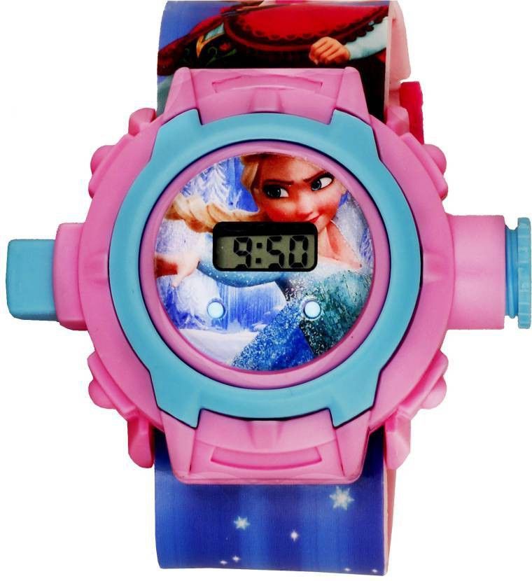 vente FROZEN Projector Cartoon Display Watch-picture-11