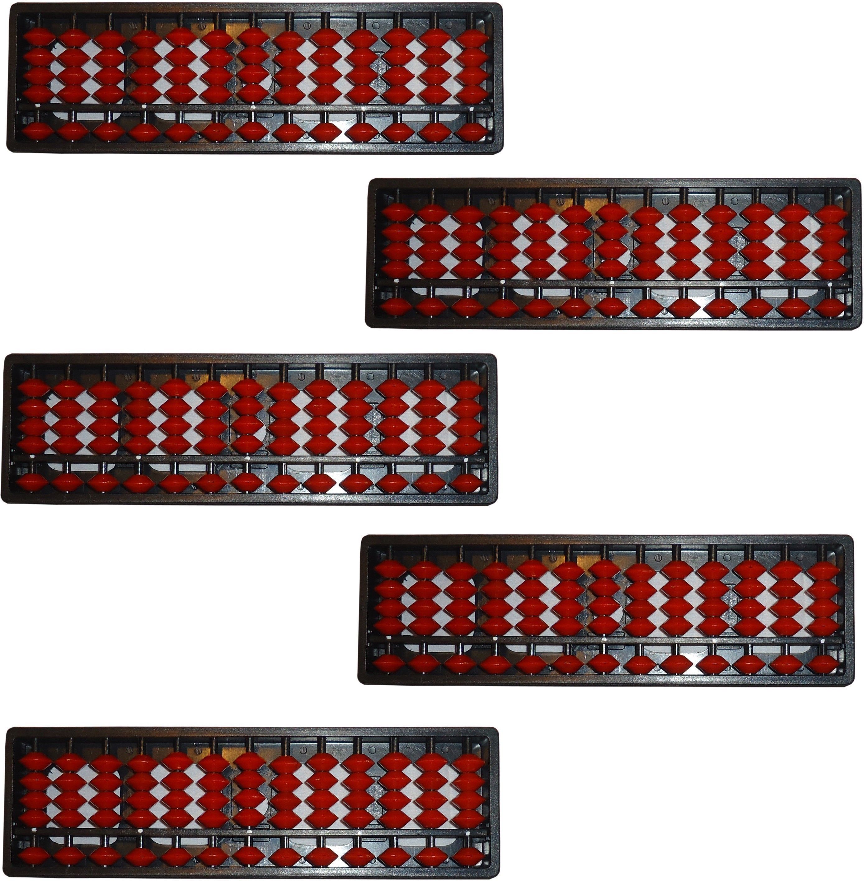 Red 13 Rod Abacus Kit Set Of 5-image-3
