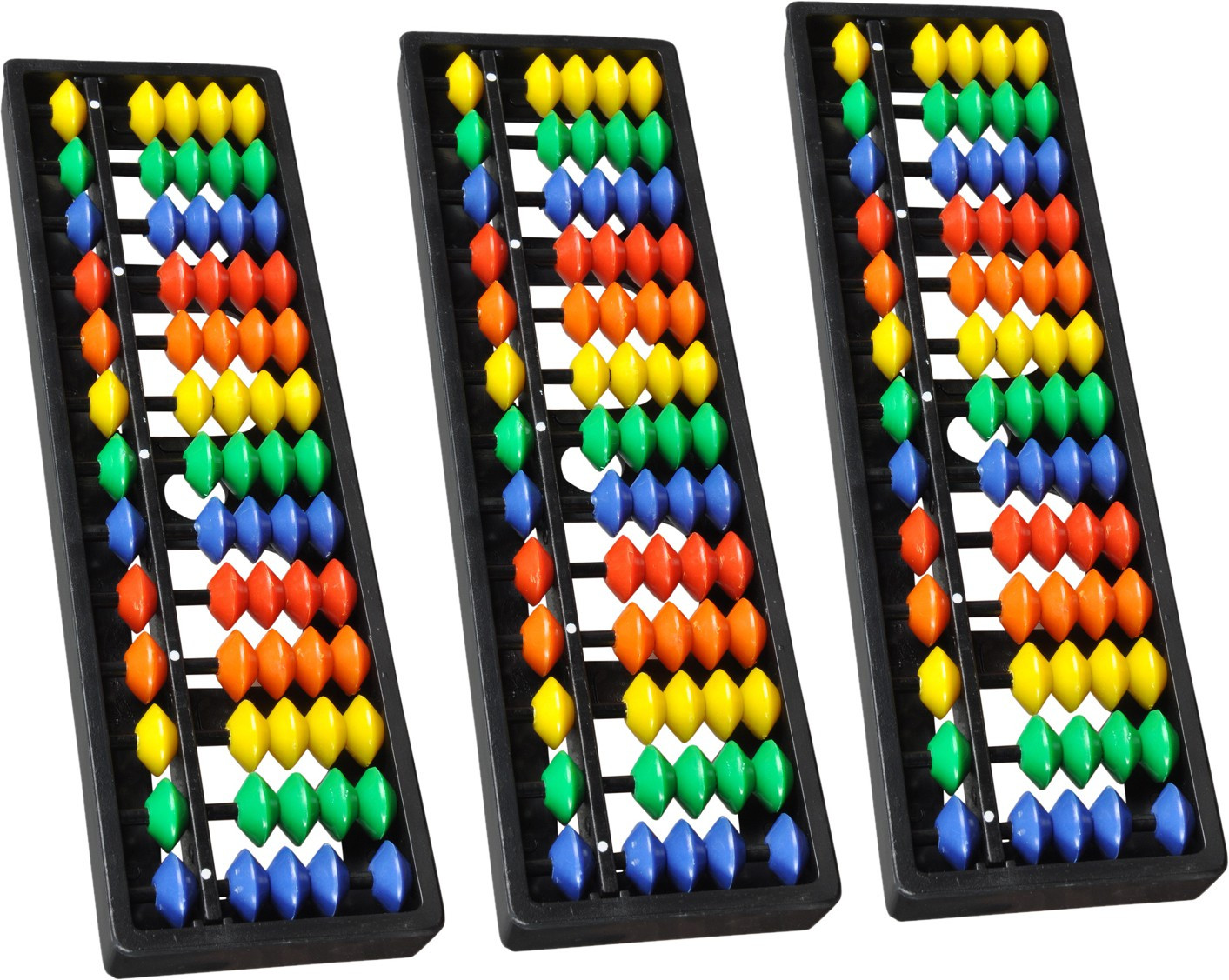 abica Abacus math learning kit for kids Multicolor 13 rod ( Pack of 3 ) image 1