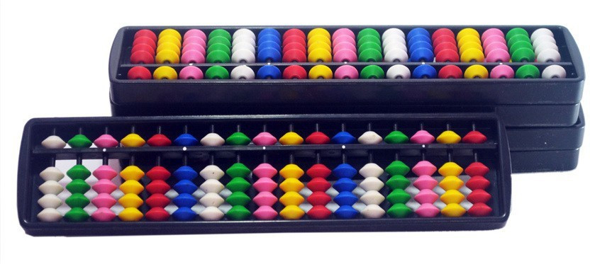 sae fashions Multicolor 17 Rod Abacus Kit Set Of 3 image 1