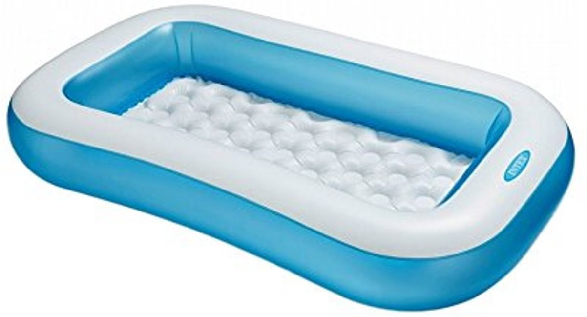 navkar Inflatable Rectangular Pool, Multi Color Inflatable Swimming Pool image 1