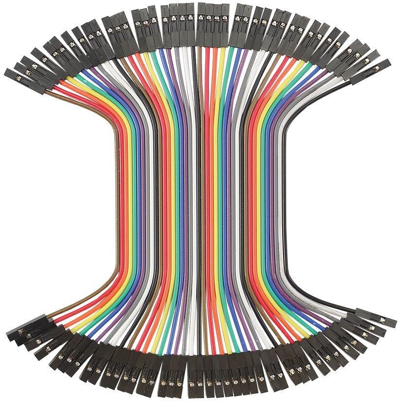 diy Female To Female Jumper Wire Bundle 20cm (40pcs)(Multicolor) Interconnect Electronic Hobby Kit-picture-19