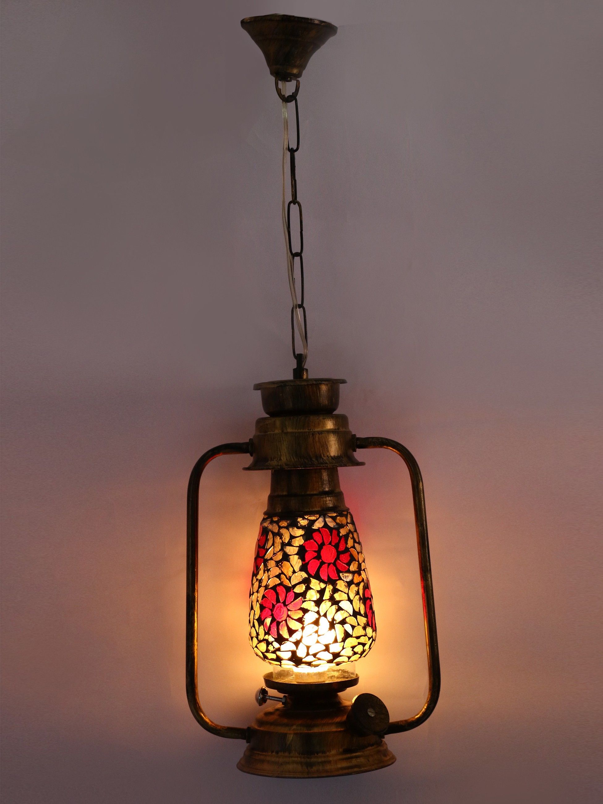 afast Antique Pendant Hanging Lantern Lamp Light With Colorful Glass Perfect Match Of Trading And Traditional A11 Pendant Lamp Ceiling Lamp-picture-22