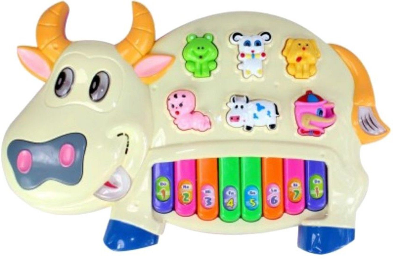 megaemart COW PIANO MUSICAL TOYS FOR KIDS [YELLOW]-picture-28