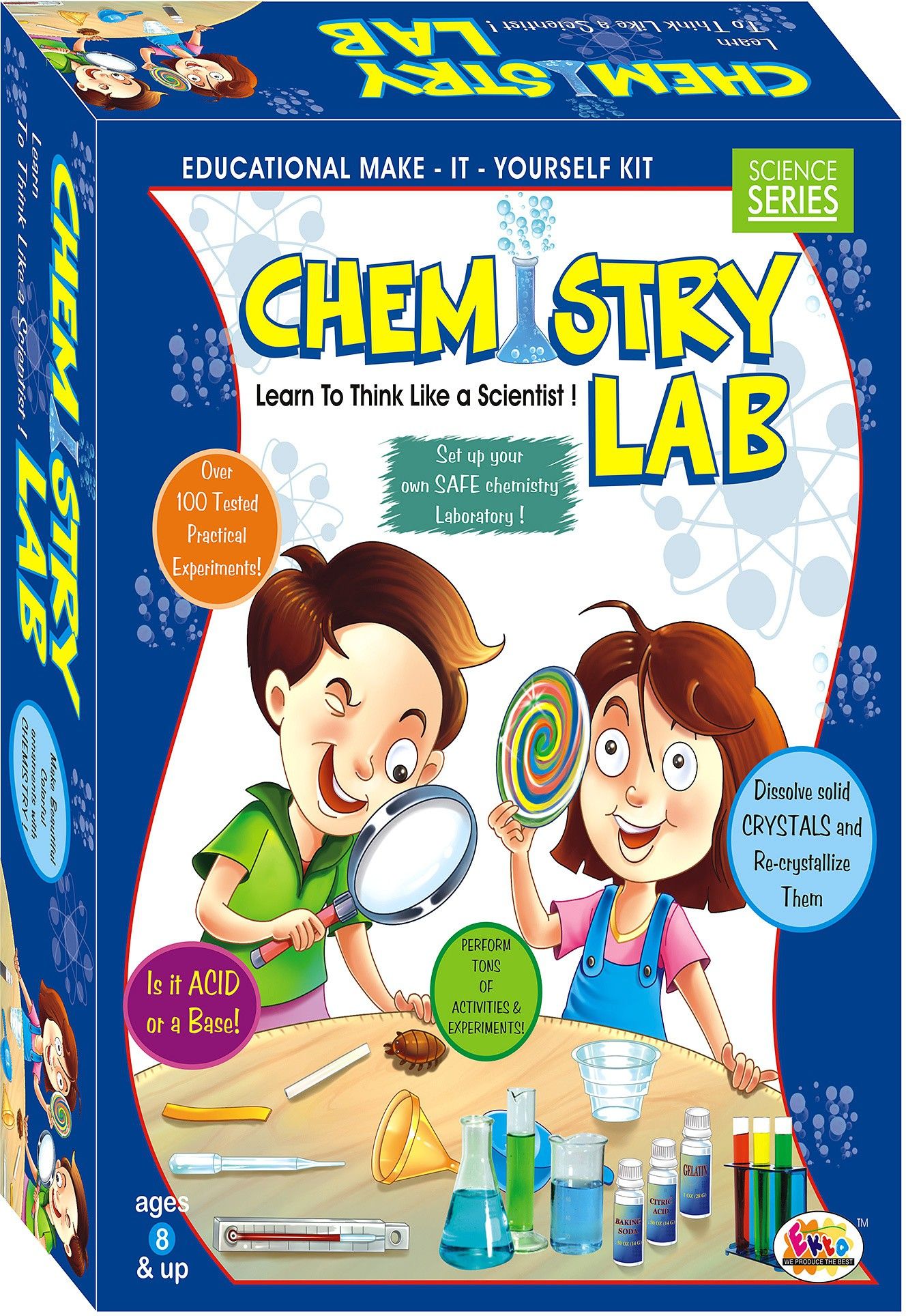 ekta Chemistry Lab DIY Kit - For 8+ Year Children-picture-41