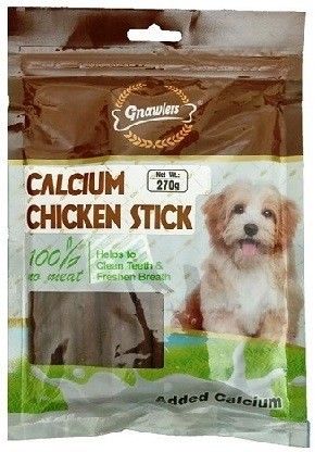 gnawlers Calcium Chicken Dog Chew Stick t (270gm) Chicken Dog Treat-picture-16