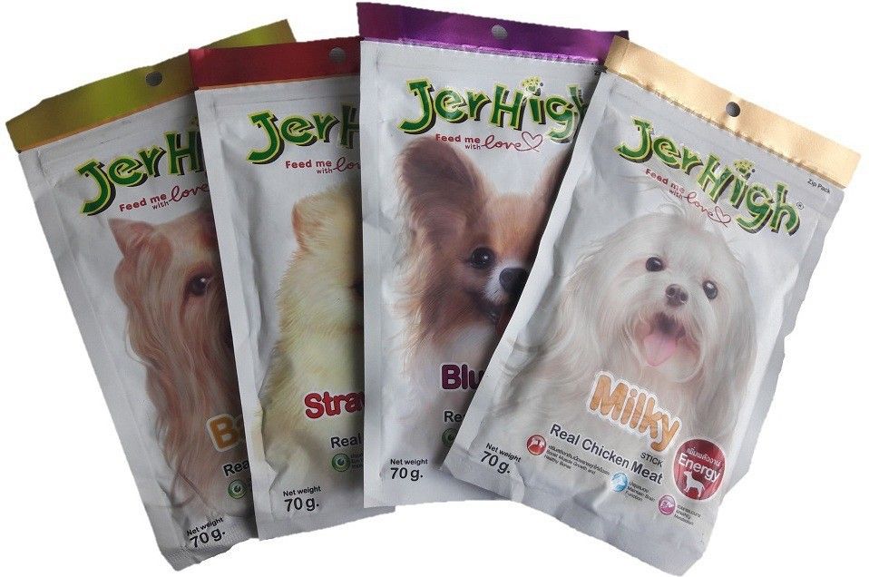 jerhigh Real Chicken Meat Banana, Blueberry, Milk, Strawberry, Chicken Dog Treat-picture-10