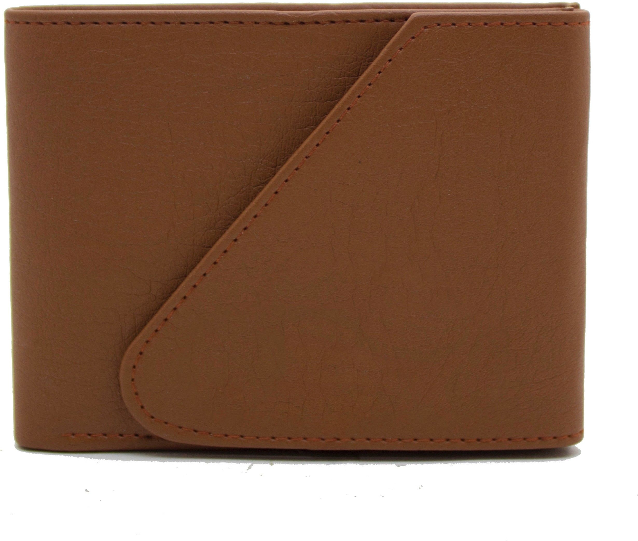 elegant Men Brown Artificial Leather Wallet - Regular Size-picture-1