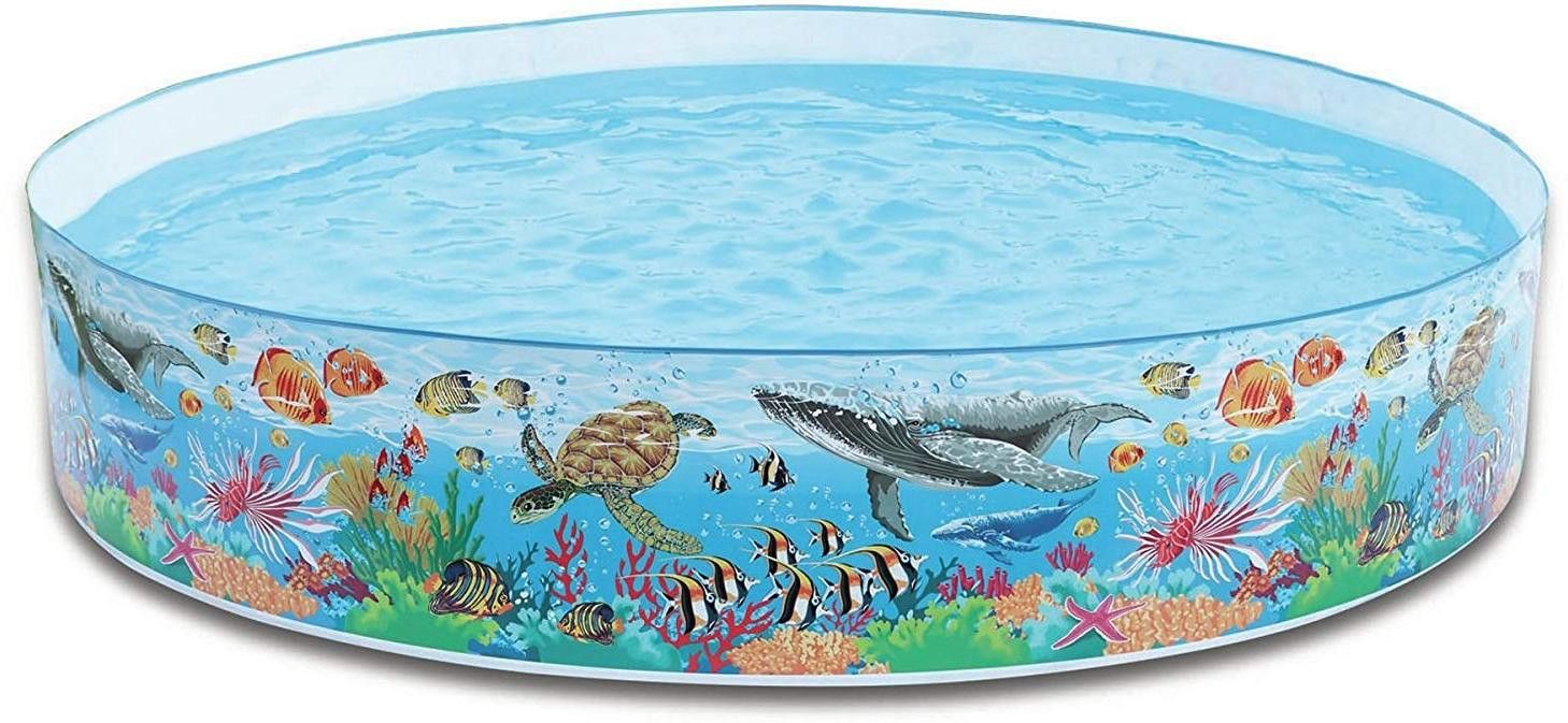 8 Feet Round Coral Reef Snapset Pool. Inflatable Swimming Pool-image-15