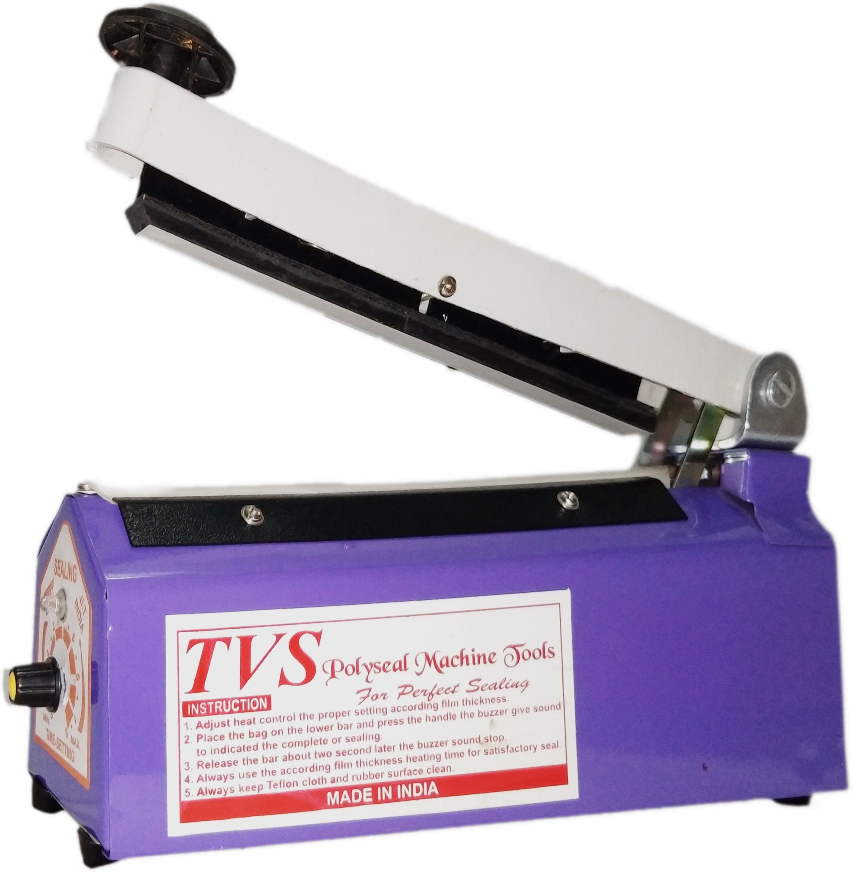 t v s pepsi poly sealing machine 8' INCH Hand Held Heat Sealer-picture-11