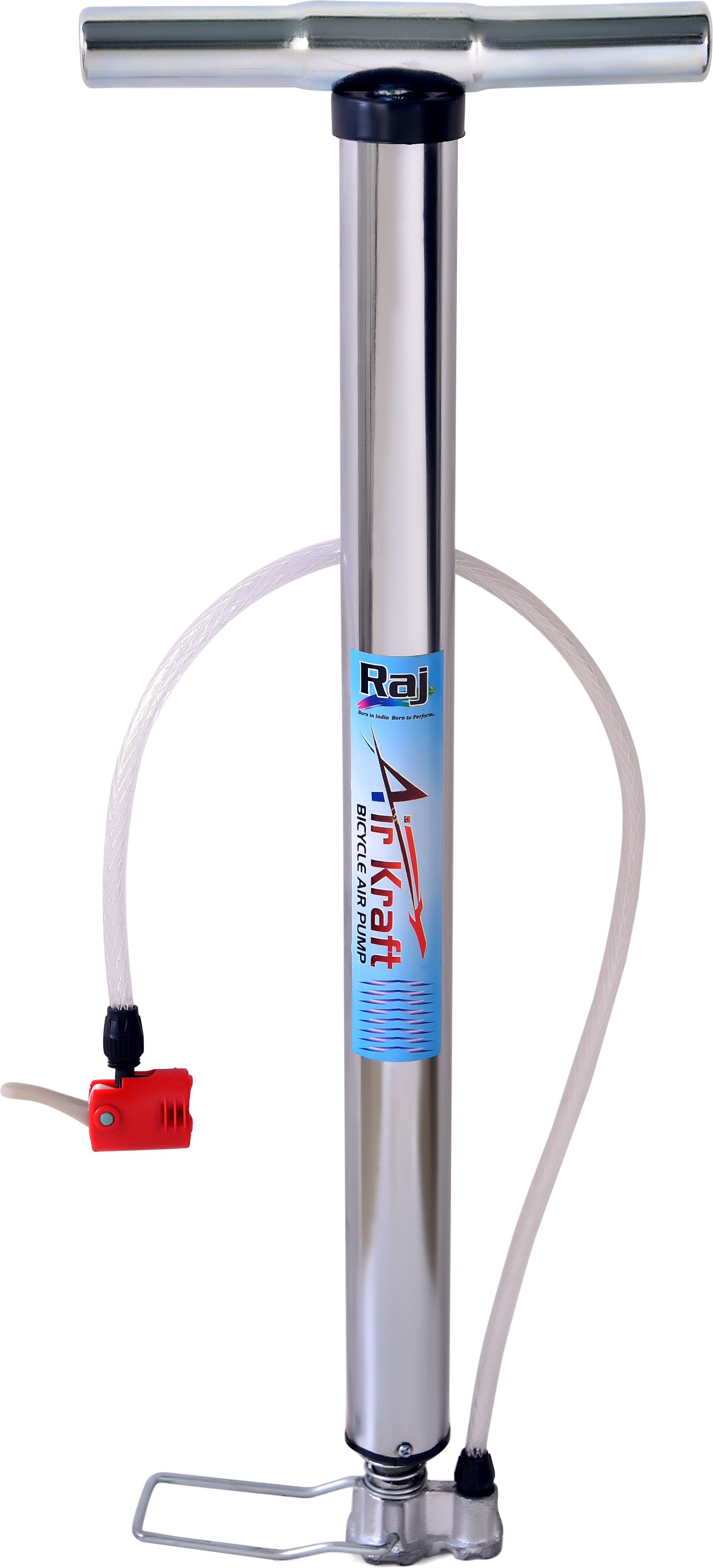 Airkraft High Pressure Chrome Bicycle Pump-image-27