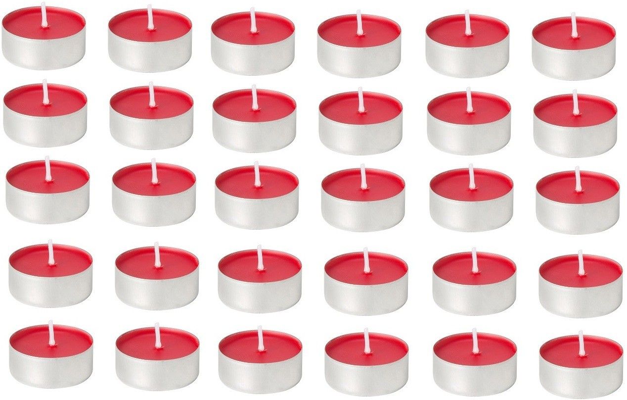 30 Pcs Red Strawberry Smokeless Color Tea Light Candle for Party,Home Candle-image-34