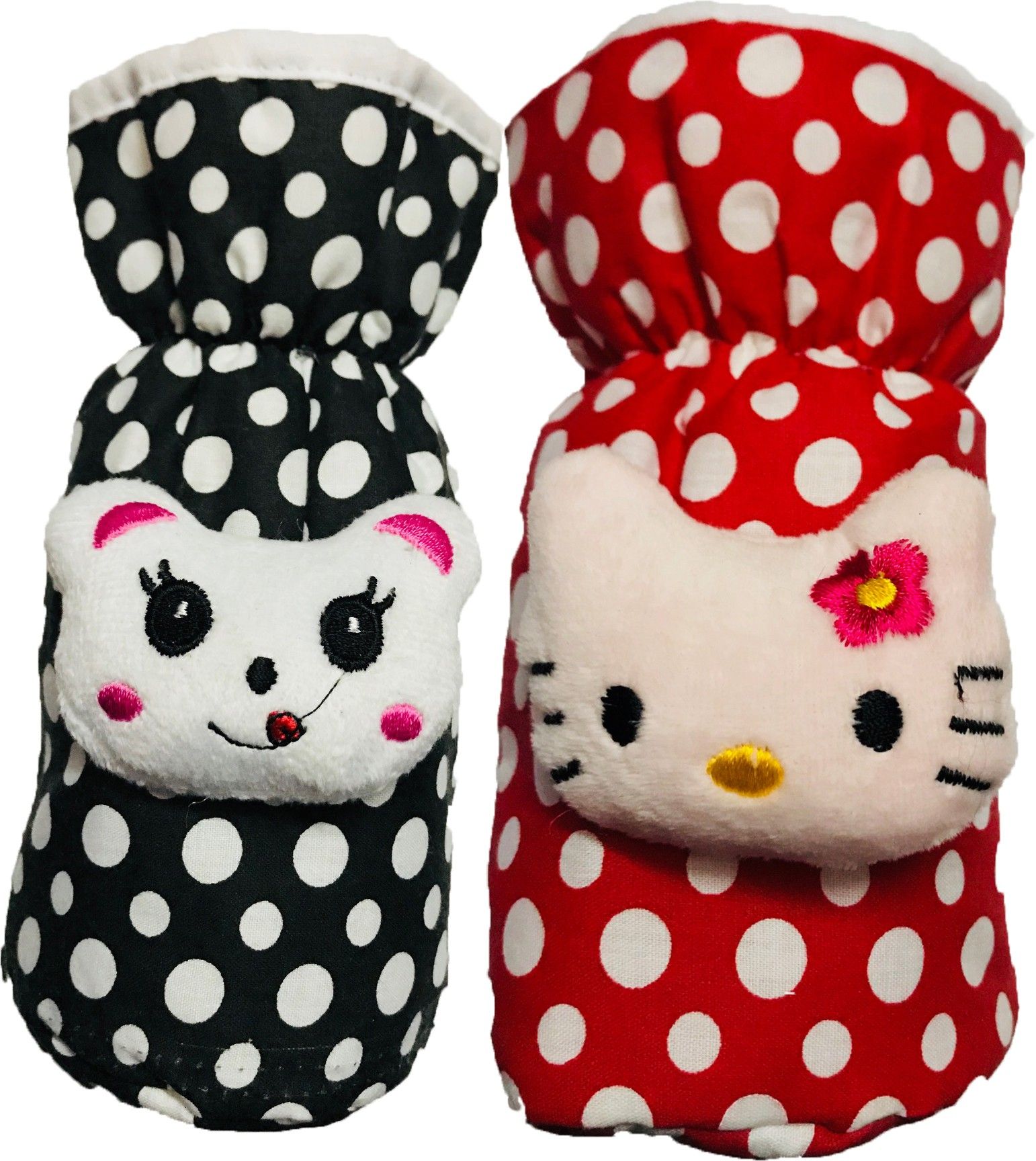 High Quality Daily use attractive Teddy Cotton Bottle Cover (Multicolor)