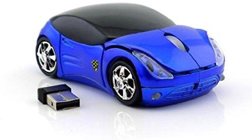 microware Cool Sport Car Shaped Mouse 2.4GHz Wireless Car Mouse Wireless OpticalGaming Mousewith Bluetooth-image-17