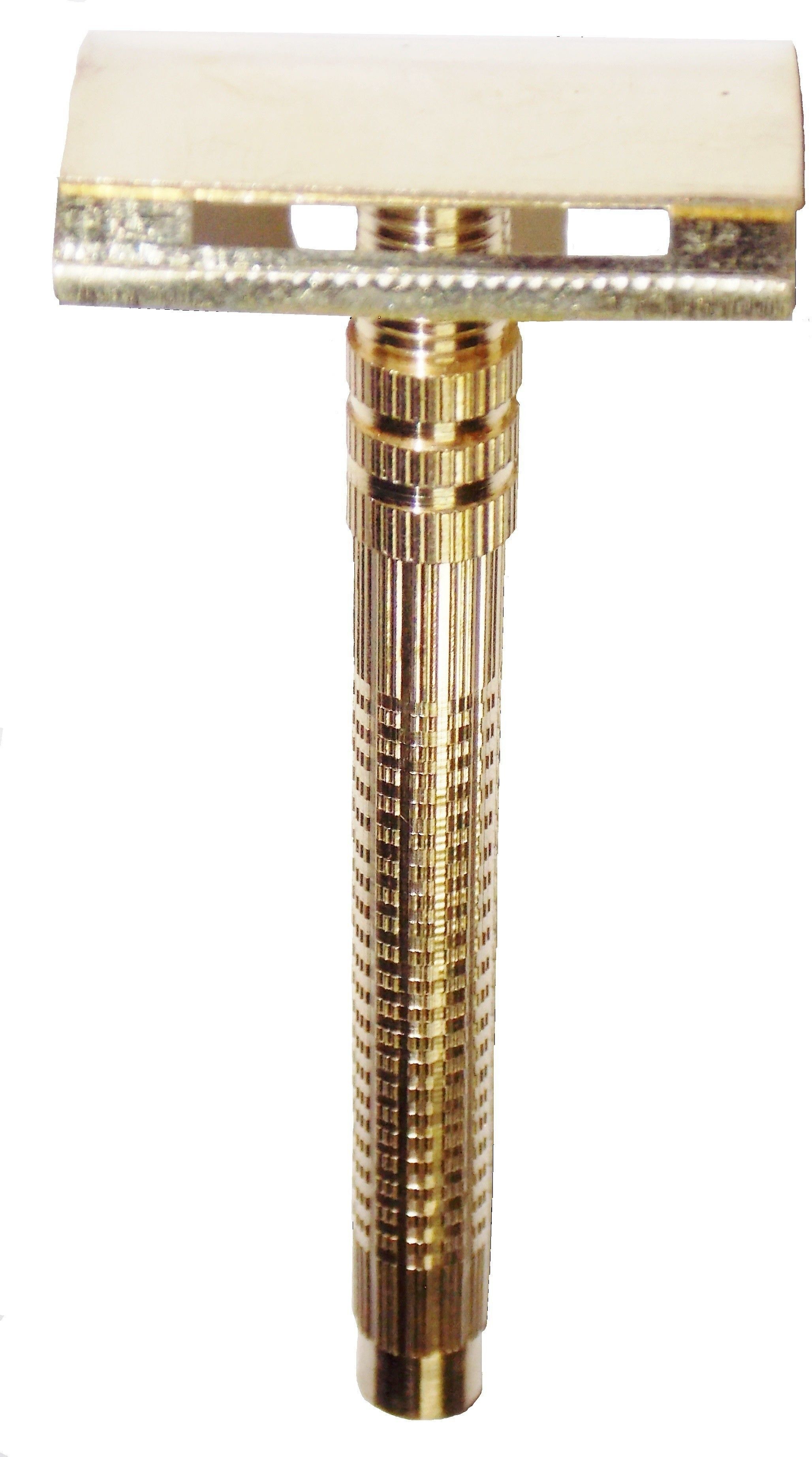 konit Pack Of 1 Double Edge Brass Shaving Razor With Designer Handle, Men & Women-picture-21