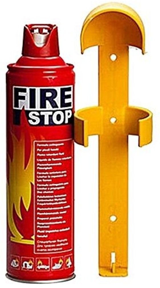 STOP CAR WITH STAND Fire Extinguisher Mount