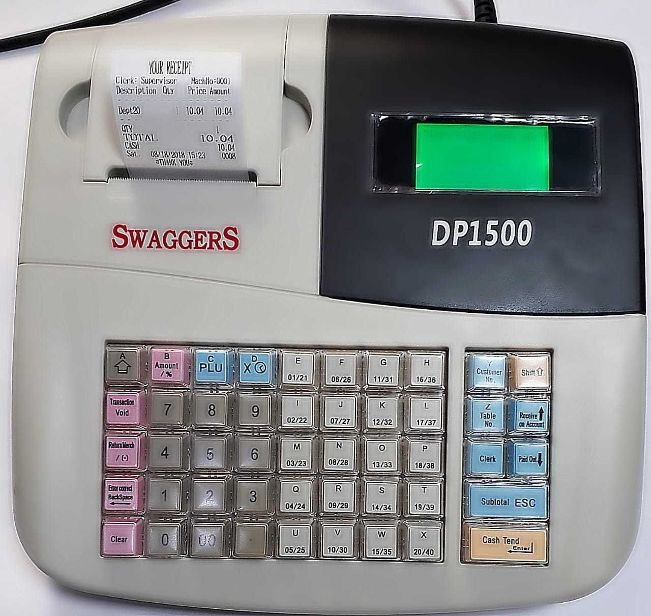 CASH REGISTER BILLING MACHINE DP-1500 2 INCH PRINTER Table Top Cash Register