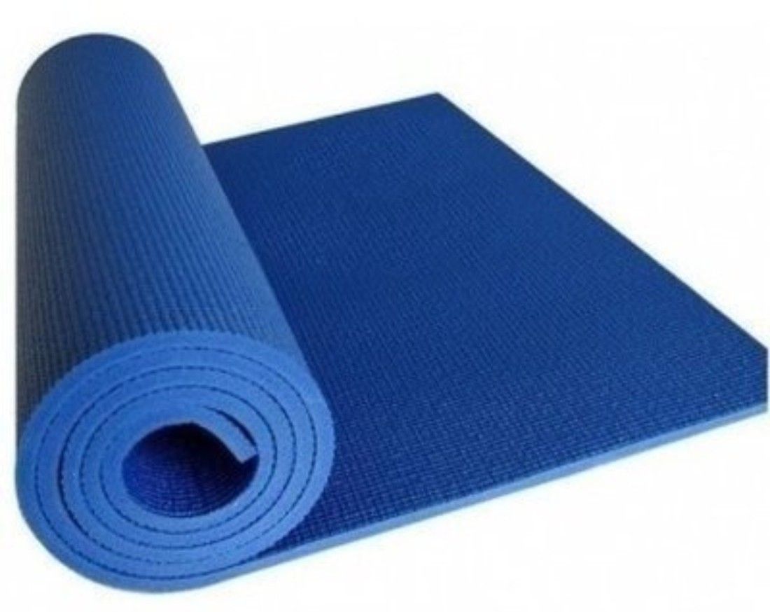 Blue Yoga,Gym,Fitness & Exercise and Meditation Blue 6 mm Yoga Mat-image-37