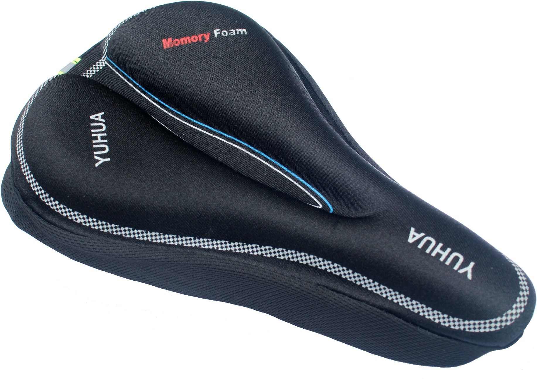 Yuhua New Special Black Designing Gel Silicone Cycle Cushion Pad Confort Bicycle Seat Cover Free Size-image-15