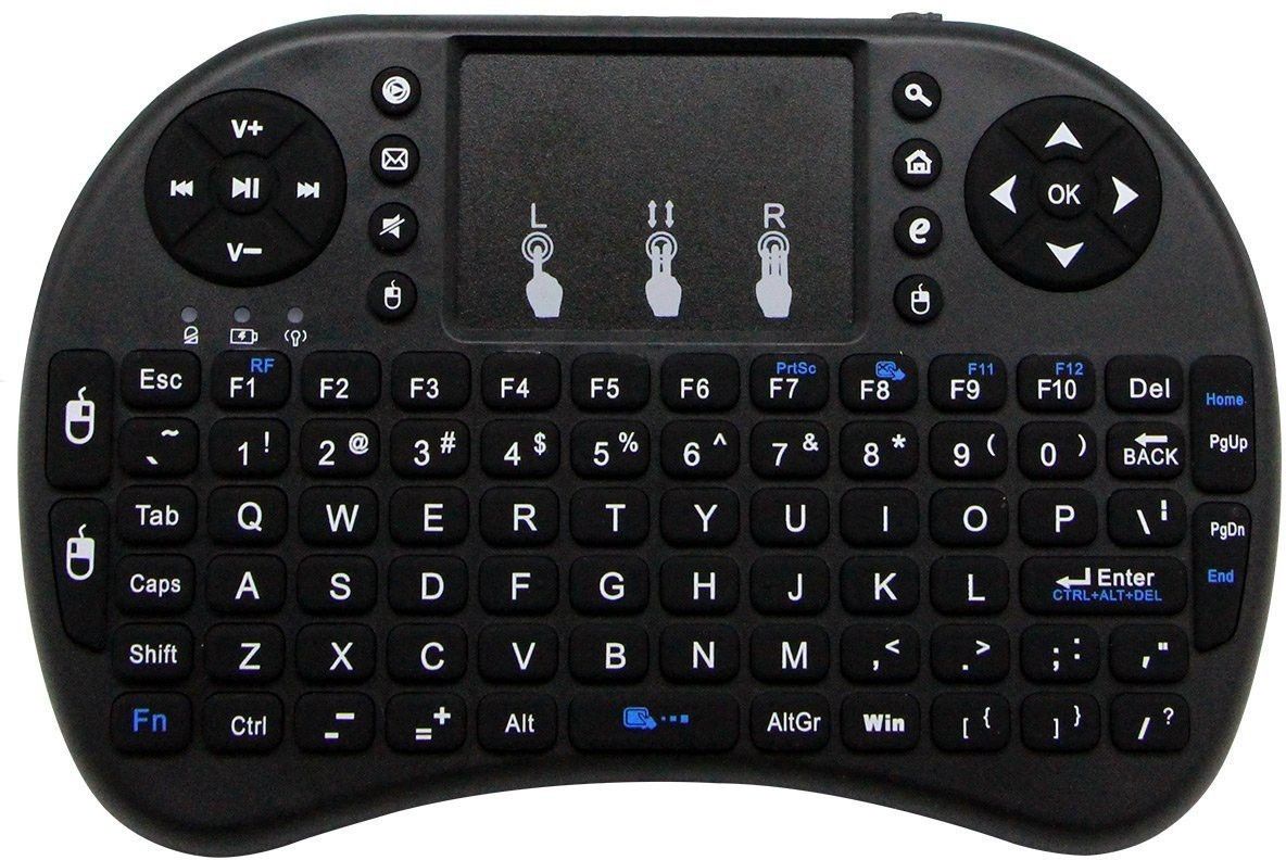 Smart Tech 2.4G Mini Wireless Keyboard i8 With Lithium Battery Handheld For PC Android TV Media Wireless Handheld Multi-device Keyboard-image-2