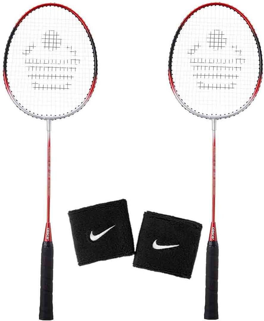cosco CB-85 Badminton Racquet ( Pack of 2 ) ( Color on Availability) With 1 Pair Wrist band Badminton Kit-picture-13