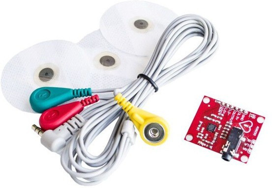 xsentuals Ecg module AD8232 ecg measurement pulse heart ecg monitoring sensor module kit Interconnect Electronic Hobby Kit image 1