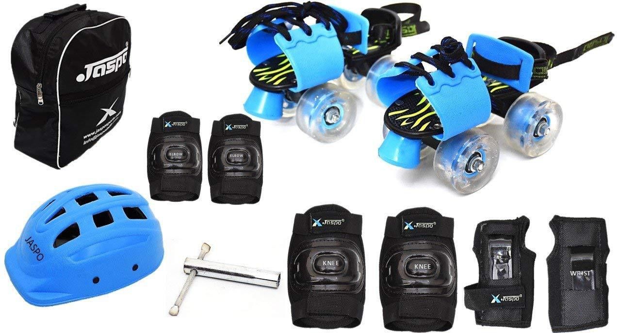 Kinder Ride Pro Junior Adjustable Roller Skates Combo Suitable for Age Group Upto 5 Years Skating Kit-image-3